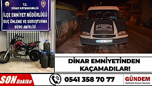 Dinar Emniyetinden Kaçamadılar
