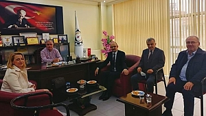 DİNAR VERGİ DAİRESİ MÜDÜRLÜĞÜ’NDEN ODAMIZA ZİYARET