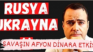 Dünyaca Ünlü Prof.Dr. Özgür Demirtaş Rus Ukrayna Savaşı'nın Afyon Dinara etkisini değerlendirdi