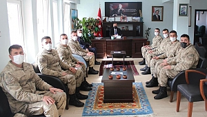 JANDARMA ASTSUBAY ADAYLARINDAN KAYMAKAM KAPANKAYA’YA ZİYARET