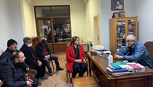 Milletvekilimiz Burcu Köksal’dan Avukat Kudret Öngüt'e Taziye Ziyareti