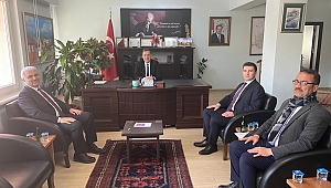 AİLE VE SOSYAL POLİTİKALAR İL MÜDÜRÜ BEKİR YÜMNÜ'DEN KAYMAKAMIMIZA ZİYARET