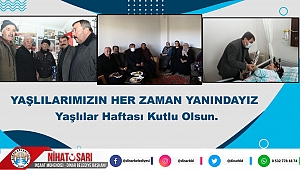 Başkan Sarı, Yaşlılarımızın her zaman yanındayız