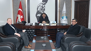 Cezaevi Müdürü Bingöl’den Başkan Sarı’ya ziyaret
