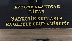 Dinar’da Aranan Şahıs Tabanca ile Yakalandı