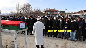 Dinar'da Kıbrıs Gazisi son yolculuğuna uğurlandı