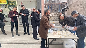 Dinar'da Yüksel'lerden Etli Pilav İkramı