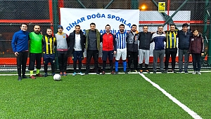 Dinar Doğa Sporları Halı Saha Turnuvası Düzenledi