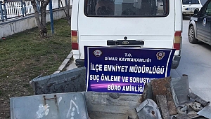 DİNAR EMNİYETİ HIRSIZLARA GÖZ AÇTIRMIYOR