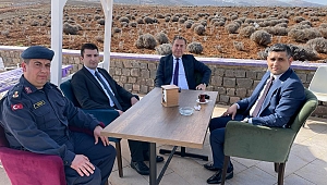 EVCİLER KAYMAKAMINDAN KAYMAKAM KAPANKAYA’YA İADEYİ ZİYARET