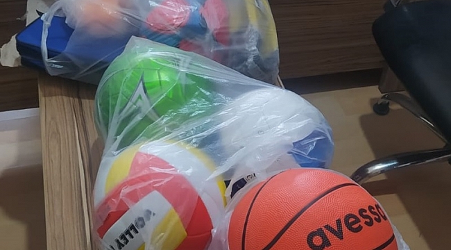 OKULA SPOR MALZEMESİ BAĞIŞI İLE UZLAŞMA SAĞLANDI