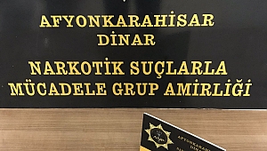 Polis Dinar’da Eroin Maddesi Yakalandı
