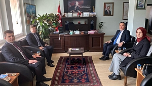 ŞUHUT KAYMAKAMIMIZDAN KAYMAKAM KAPANKAYA’YA ZİYARET
