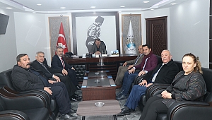Türk Yerel Hizmet-Sen Yönetiminden Başkan Sarı’ya ziyaret