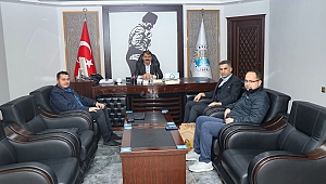 Aksa Afyon Doğalgaz Şirket Müdürü Gezer’den Başkan Sarı’ya Ziyaret
