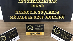 Başmakçı ve Dinar’da Polis Eroin Yakaladı