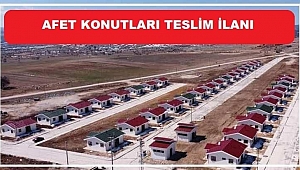 Deprem de Evleri Ağır Hasar Görenlere Yeni Evler Teslim Edilecek