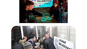 Dinar Belediyesinden Helva İkramı