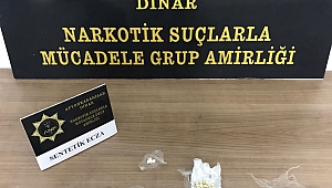 Dinar'da Polis 116 Adet Hap Ele Geçirdi