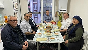 KAYMAKAM KAPANKAYA HASAN CEYLAN ve AİLESİYLE İFTARDA BULUŞTU,