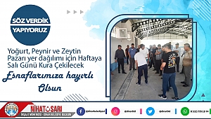 Esnaflarımıza hayırlı olsun