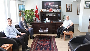 Evciler Kaymakamı Burak Gürbüz’den Kaymakam Kapankaya’ya Ziyaret