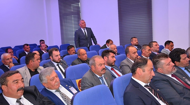 Başkan Mustafa Karahan TBMM'de toplantıya katıldı