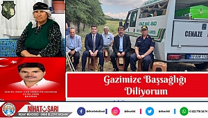 Başkan Sarı, “Gazimize başsağlığı diliyorum”