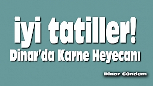 Dinar'da Karne Heyecanı
