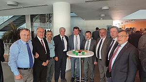 DİTSO Başkanı Bağırkan Rıfat Hisarcıklıoğlu İle toplantı yaptı