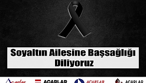 İş İnsanı Saffet Acar'dan Başsağlığı Mesajı