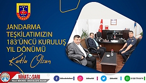 Jandarma Teşkilatımızın 183. Kuruluş yıldönümü kutlu olsun