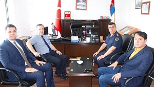 TEŞKİLATIN 183.KURULUŞ YILDÖNÜMÜNDE, KAYMAKAMIMIZ İLÇE JANDARMA KOMUTANLIĞINI ZİYARET ETTİ