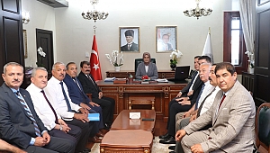 Valimize hayırlı olsun dileklerimizi ilettik