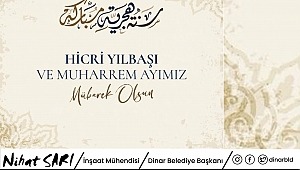 Belediye Başkanımız Nihat Sarı’dan Hicri Yılbaşı Mesajı