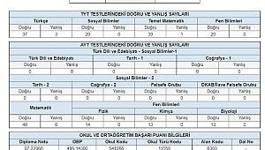 Dinarlı öğrencimiz Türkiye'de YKS Sınavında 42. Oldu