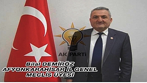 İGM Üyesi Bilal Demiröz'den Kurban Bayramı Mesajı