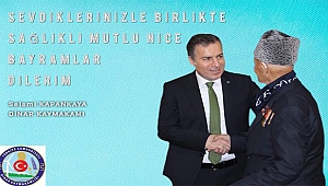 Kaymakamımız Selami Kapankaya'nın Kurban Bayramı Mesajı
