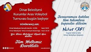 Kurumlar Arası Voleybol Turnuvamız bugün başlıyor