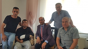 Başkan İsmail Kumartaşlı Şehit Ailelerini ve Gazilerimizin Gece Gündüz Yanlarında