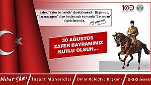 Başkan Sarı'dan 30 Ağustos Mesajı