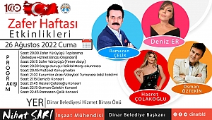 Dinar’da 30 Ağustos'u Coşkuyla kutlayacağız