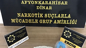 DİNARDA POLİS EROİN YAKALADI