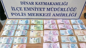 SUÇ MAKİNESİ DİNAR'DA SUÇ ÜSTÜ YAKALANDI