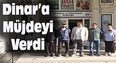 Afyon İl Müdürü Kasapoğlu Dinar’da Sporculara Müjdeyi Verdi