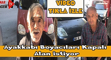 Ayakkabı Boyacıları Yetkililere Seslendi