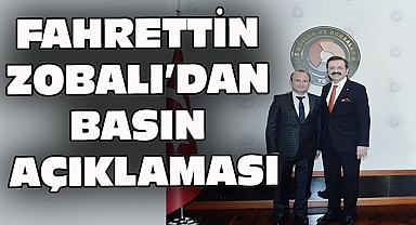 Başkan Fahrettin Zobalı Net Konuştu