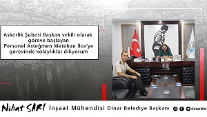 Başkan Sarı Görevinde Başarılar Diledi