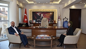 Başkanımız Kaymakamımızı Ağırladı