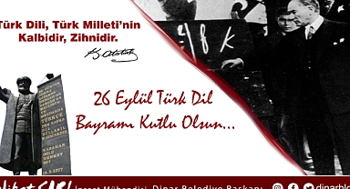Belediye Başkanımız Nihat Sarı, “Türk Dil Bayramımız Kutlu Olsun”